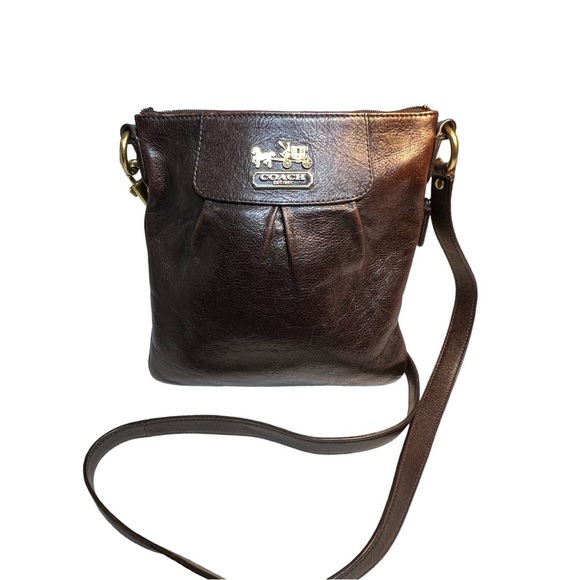 Coach Handbags - Coach | Brown Leather Crossbody Bag
